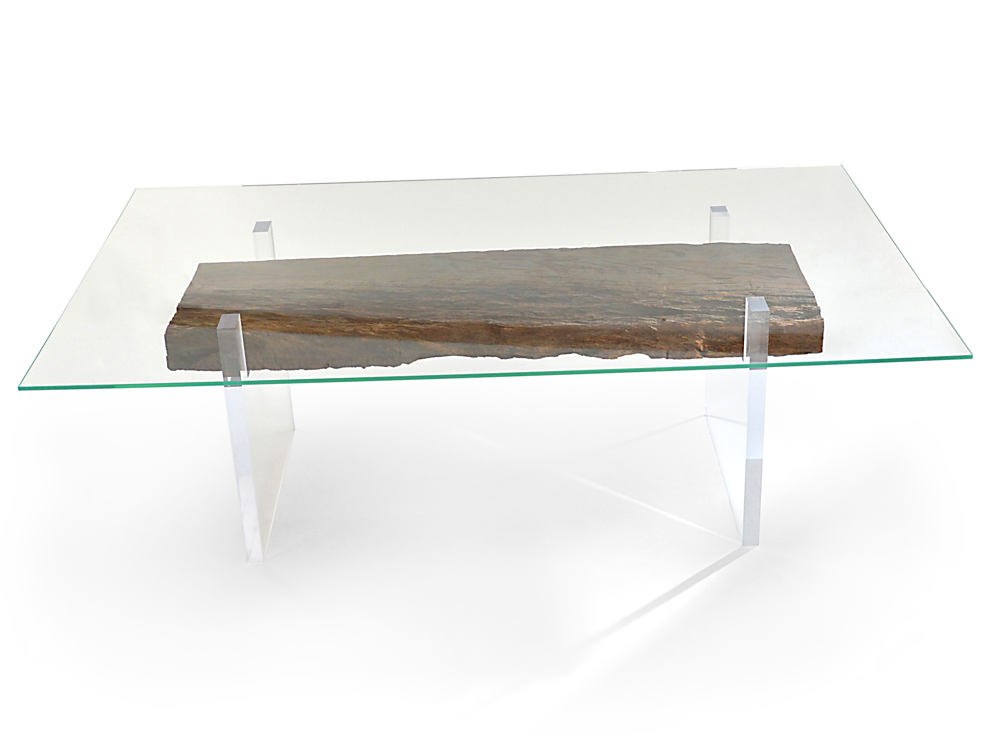 Rotsen-Furniture-Oitis Acrylic Dining Table - Glass Top 05