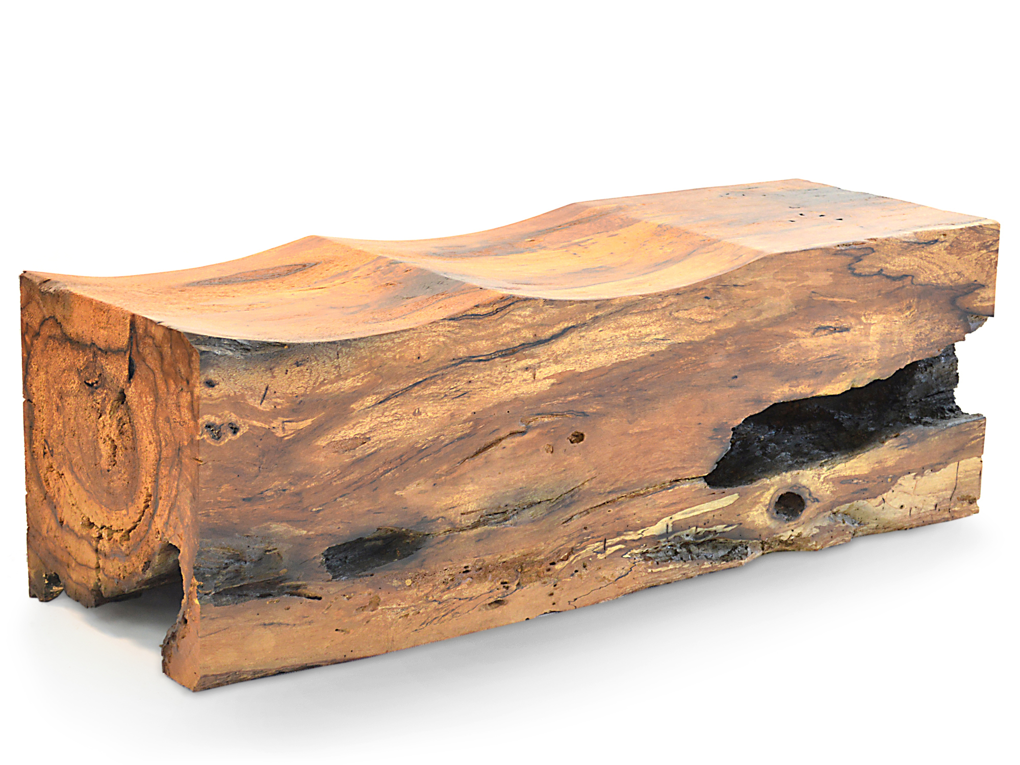 Rotsen Furniture Solid Canela Wood Pedra Bench 010
