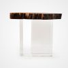 Bahia Pequi & Acrylic Side Table - Image 6