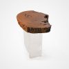 Bahia Pequi & Acrylic Side Table - Image 7