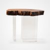 Bahia Pequi & Acrylic Side Table - Image 8