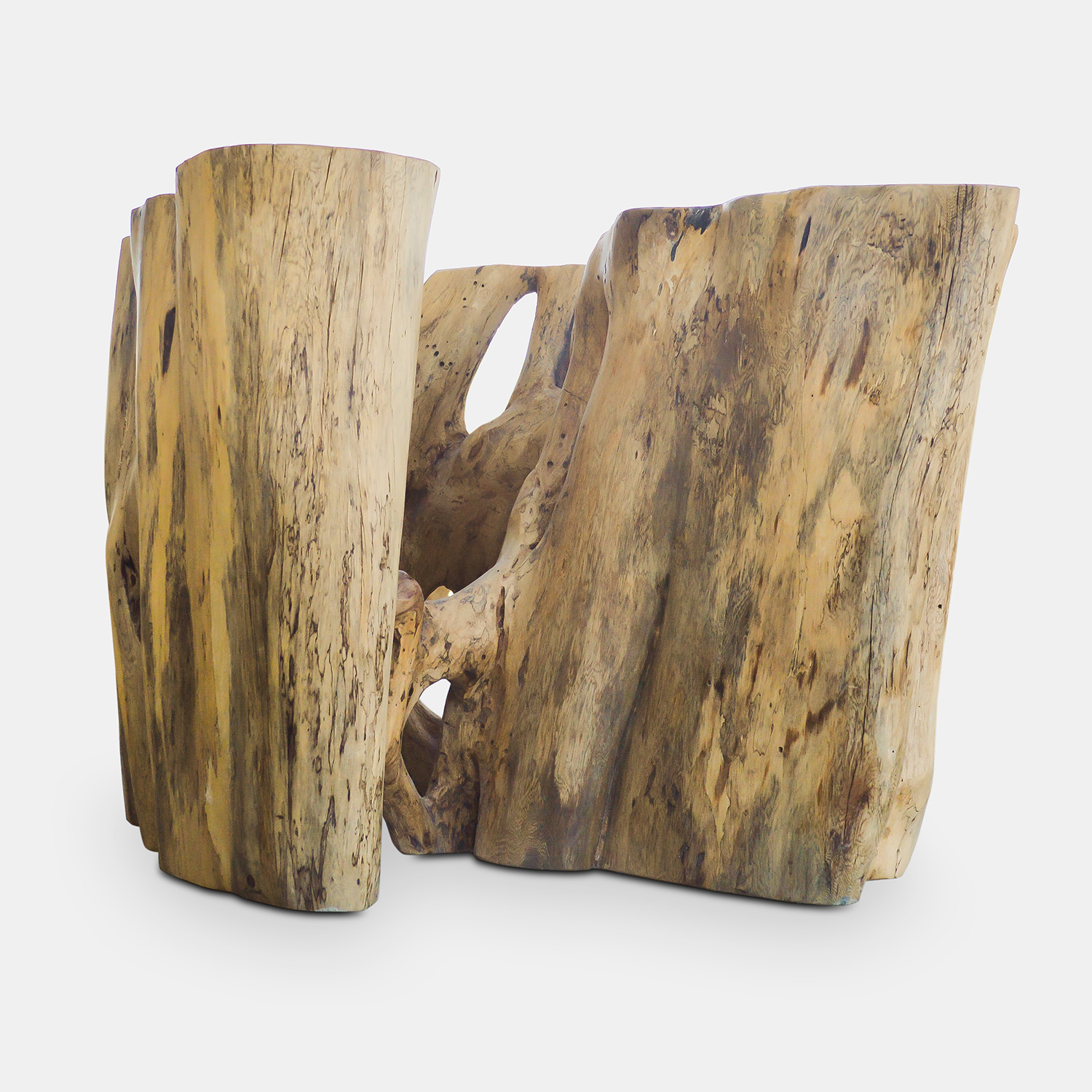 Ficus Wood Dining Table Base - 02 | Rotsen Furniture